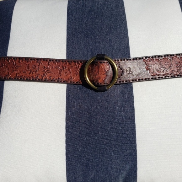 Ralph Lauren Accessories - Gorgeous Ralph Lauren tooled leather belt